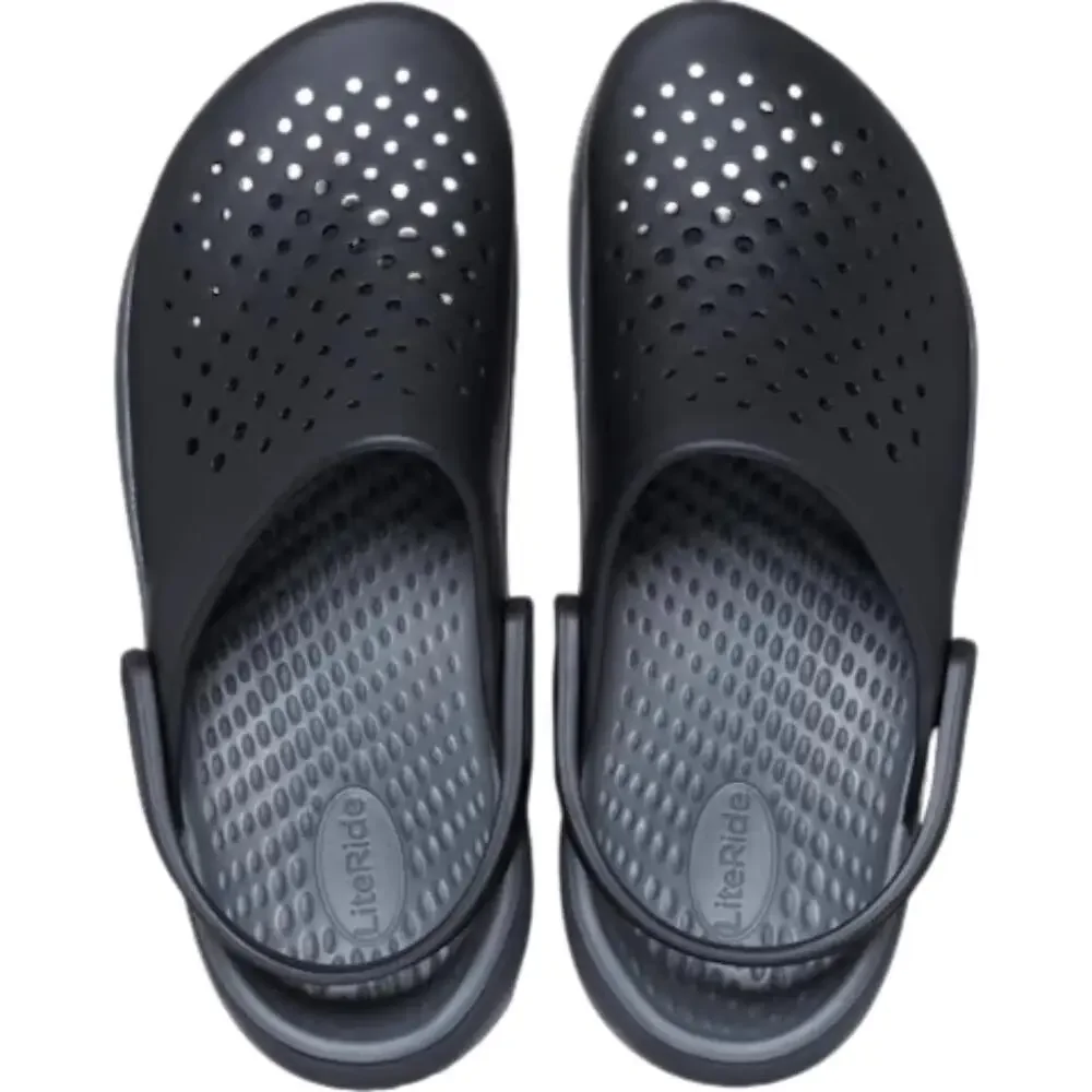 Crocs InMotion LiteRide 209964-001 Clogs Men's 10 M Black Comfort Shoes JAX2145